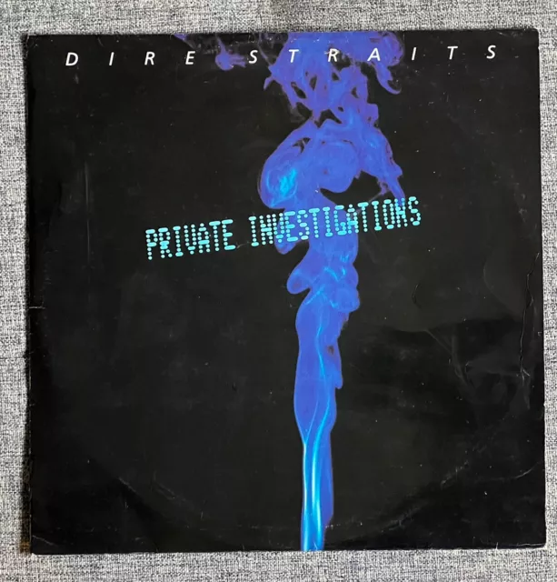 Dire Straits - Private Investigations. Rare 10" vinyl single record