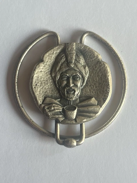 LivelyBuy Porte-clés médaillon doré Saint Christophe, saint patron des voyageurs