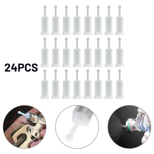 ROIIKETU Lot De 40 Filtres à Peinture Universels Jetables HVLP Pour La Plupart Des Pulvérisateurs à Alimentation Par Gravité