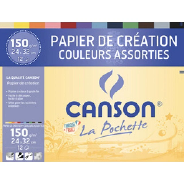 Tonpapier in Sammelmappe, 240 x 320 mm, 150 g/ qm CANSON C400110438 (31489500231
