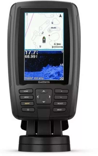 GARMIN ECHOMAP Plus g3 44cv Fishfinder/Chartplotter Combo with GT20 Transducer a