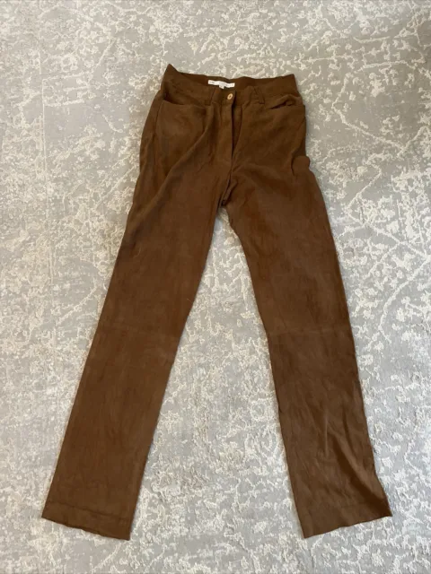 Vintage Maxfield Parrish/ Nigel Preston Leather Suede Pants Size M Brown
