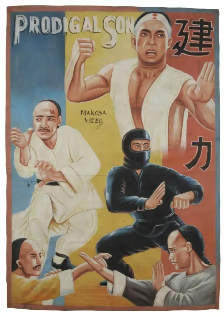 Póster de película de Ghana, arte de pared de cine africano, pintura a...