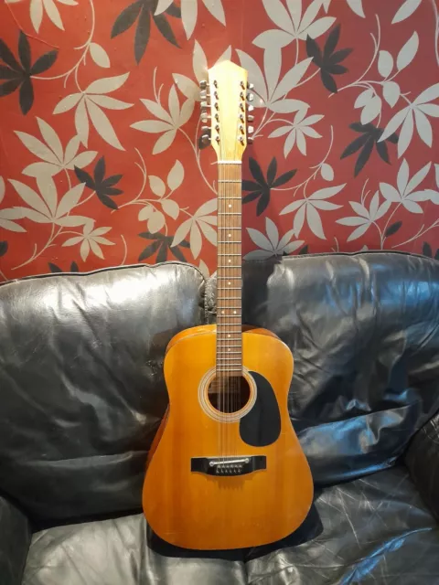 12 string guitar acoustic Harmony