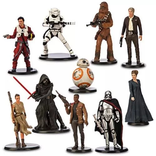 Figurines de Luxe Star Wars : Le Réveil de La Force Disney Store Original neuf