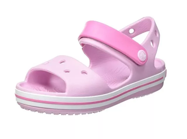 Kids Girls  Crocs Crocband Sandals Pink