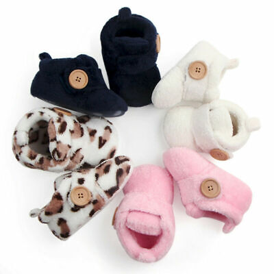 Infant Baby Girls Boys Toddler Anti-slip Warm Slippers Socks Crib Shoes Boots kk