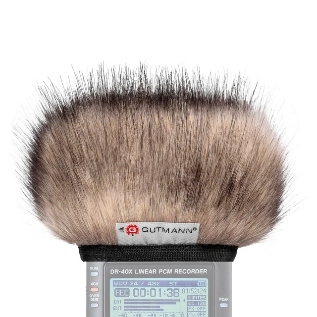 Parabrezza Microfono Antivento Per Tascam DR-100 MKII - Peluche, Per Registrazione Esterna - Foto 9