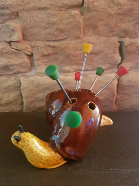 Portes-piques à Escargots En Céramique Colorés - Idéal Pour Cocktail Ou Apéritif, Occasion Très Bon état