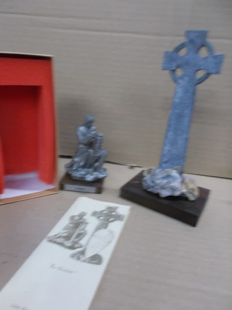 Figurines En étain - Charles Martel Et Wisigoths - Étains Du Graal
