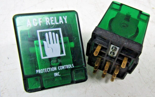 🔥2) Protection Controls Acf Relay 115 Vac 11 Blade Lot Of 2