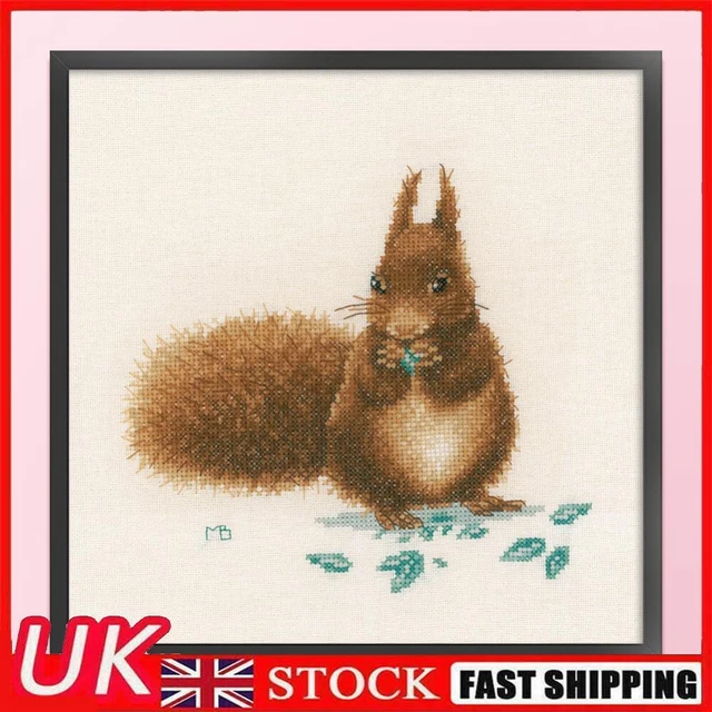 Full Embroidery Eco-cotton Thread 11CT Printed Animal Cross Stitch Kit Artwork