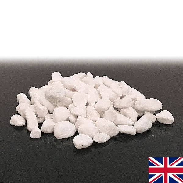 1kg Decorative Natural WHITE PEBBLES Stones Chippings Gravel HOME GARDEN Rocks