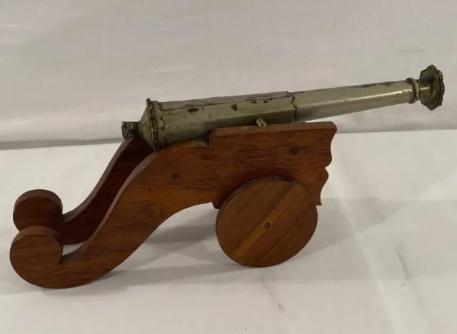 Indonesia Lantaka Swivel Cannon w/ Custom Wooden Carriage