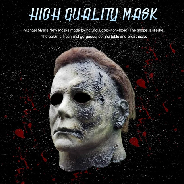 Michael Myers Halloween Scary Kills Horror Movie Cosplay Costume Latex Full Mask
