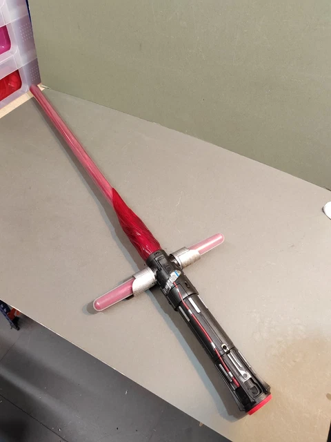 Star Wars Kylo Ren Red Lightsaber Hasbro 2017 With Working Lights And Sounds