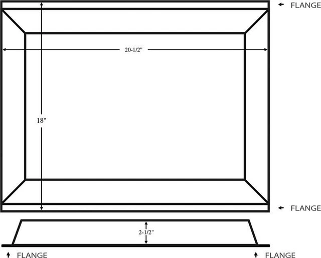 Northern Radiator Hurricane 18" x 20-1/2" x 2-1/2" Aluminum Fan Shroud Kit
