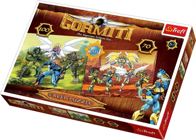 TREFL 2 IN 1 JIGSAW Puzzle Gormiti The Supreme Eclipse Era 100