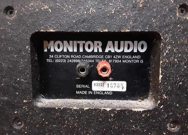 MONITOR AUDIO SYSTEM R352 Speakers Wooden & In Working Order £60.00 ...