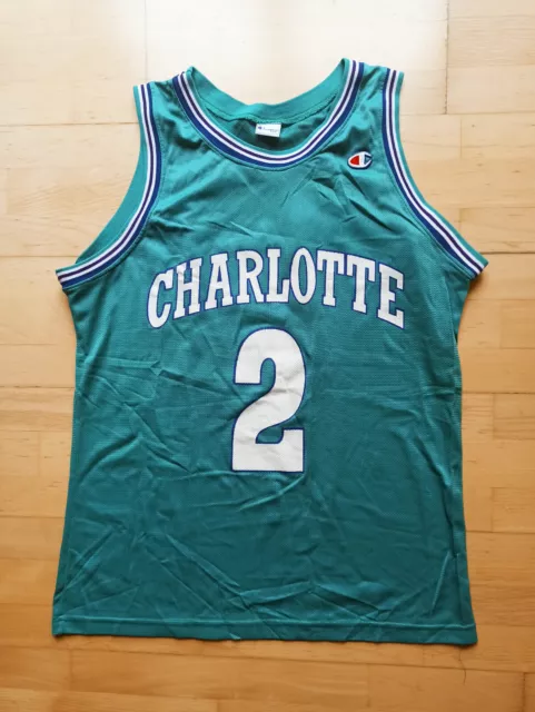 1990's CHARLOTTE HORNETS CHAMPION SHOOTING SHIRT XL