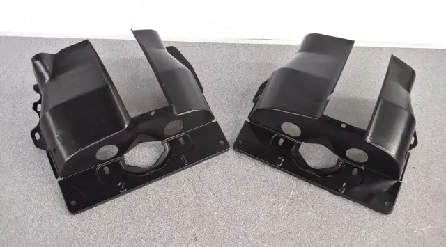 Excellent Pair Original Genuine Vw Beetle Single Port Engine Side Cover Tins