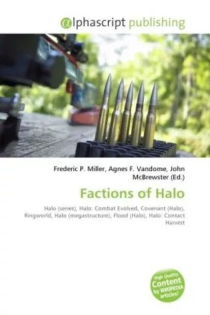 Factions of Halo Frederic P. Miller (u. a.) Taschenbuch 76 S. Englisch 2010