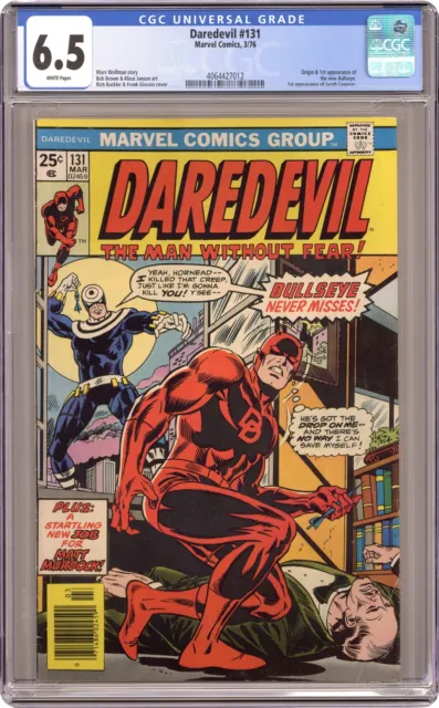 Daredevil #131 CGC 6.5 1976 4064427012 1st app. new Bullseye