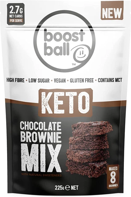 Boostballs Keto Brownie Mix, 225g