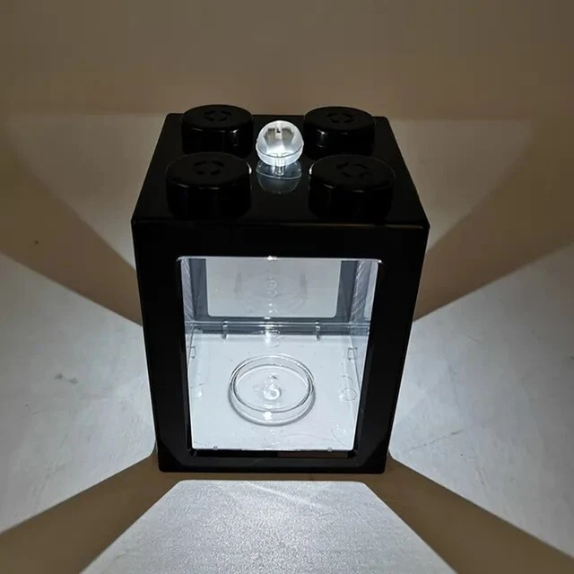 "Betta Fish LED Mini Aquarium with Building Block Design - Ideal for Fighting Fi