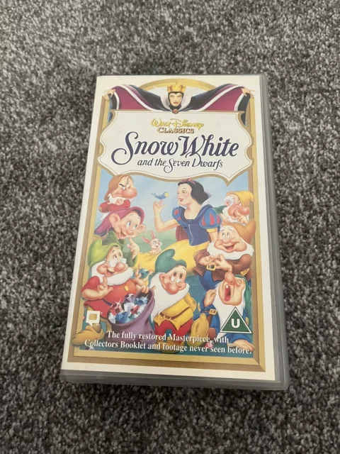 Walt Disney Classics Snow White And The Seven Dwarfs  VHS Video