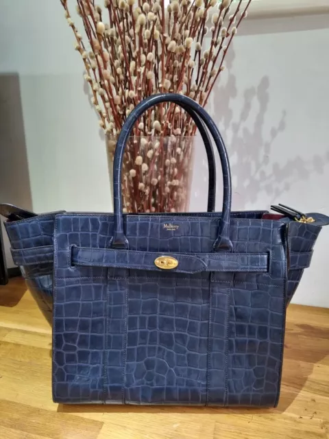 Mulberry zipped bayswater croc 2025