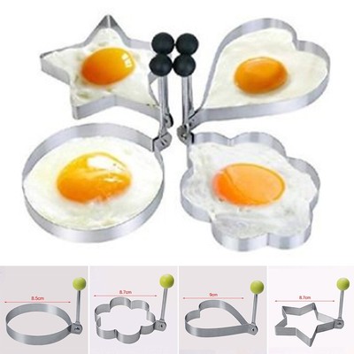 Shaper per uova fritte a forma di uovo con teschio antiaderente per uova e pancake ecologico per friggere la piastra di cottura 