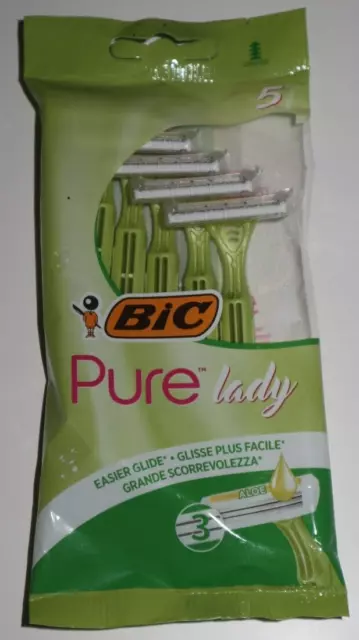 Lot Sachet de 8 Rasoirs Jetable à Lames Bic Pure Lady NEUF