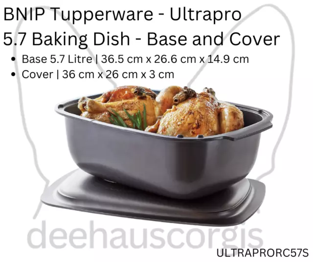 Brand New in Packaging Tupperware Ultrapro Rectangle 5.7 Litre Set