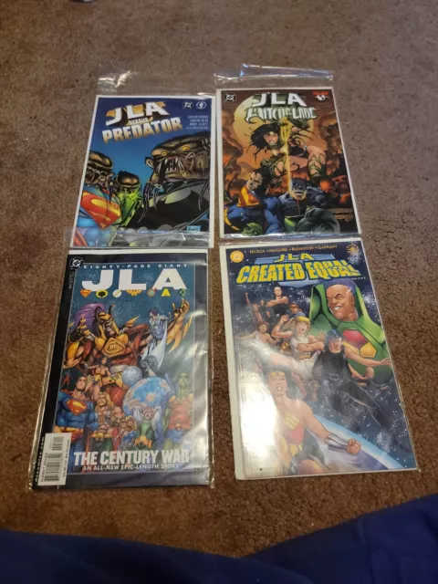 Jla Crossover And One Shots Lot Of 4 Comics