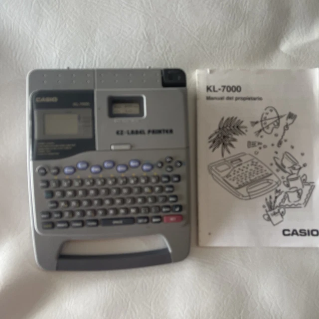 NEW CASIO KL60L Label It Maker EzLabel Printer Blue In Package