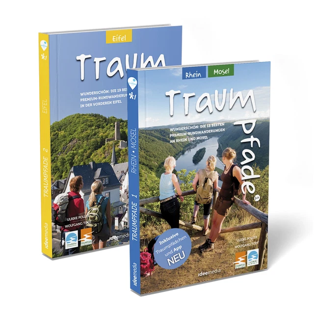 Traumpfade Geschenk-Set. Zwei Bände mit 41 Top-Touren an Rhein, Mosel und i ...