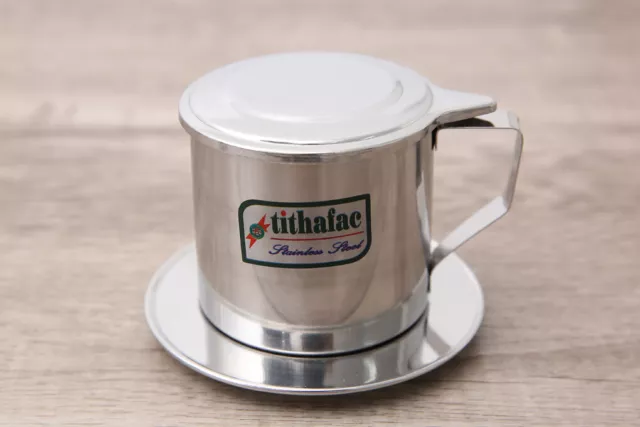 2x Tithafac stainless steel coffee maker - 6cm