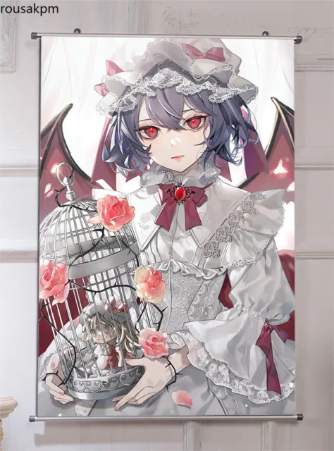 Anime Remilia Scarlet TouHou Project Poster Wall Scroll Hanging Painting 60*90cm