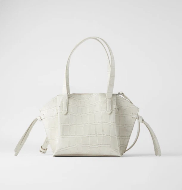 Zara midi tote bag cheap