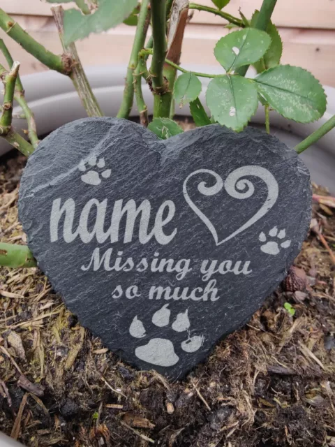 gatto in loving memory memorial ardesia pennarello tomba cuore