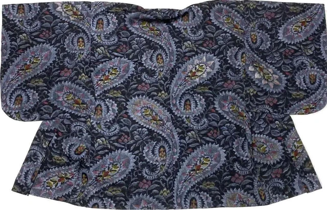 Paisley Pattern Woven Kimono-Haori