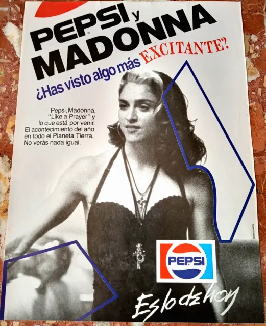 Madonna Like A Prayer Pepsi Original Spanish Advert 1989