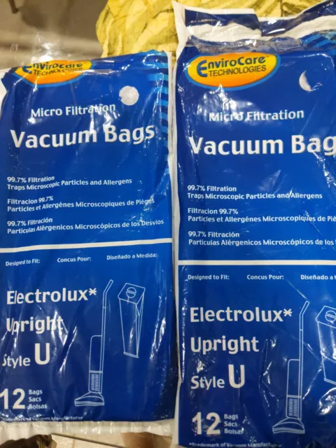20 Style U Bag Electrolux Lux Aerus Epic Prolux Genesis Regency Advantage Vacuum