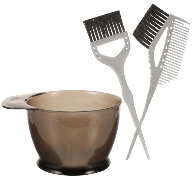 1 juego de tazón mezclador para teñir el cabello cepillos aplicador para el cabello