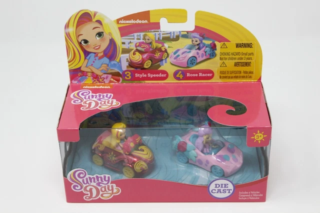 Nickelodeon Sunny Day Style Speeder & Rose Racer Vehicles New