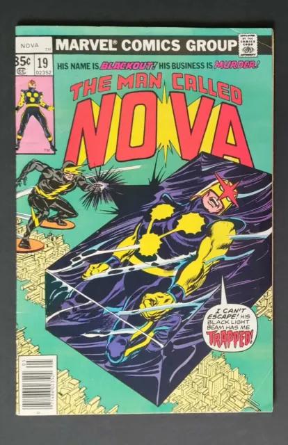 Nova #19 Marvel Comics 1978 Vol 1 Kid Flash Cameo First Appearance Blackout Spec 2