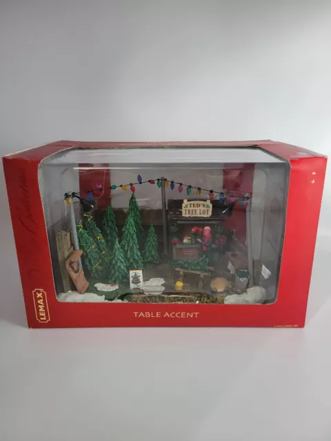 LEMAX 2006 Village Collection Ted's Tree Lot Christmas Tree Lot Table Accent NEW LEMAX 2006 Village Collection Ted's Tree Lot Christmas Tree Lot Table Accent NEW