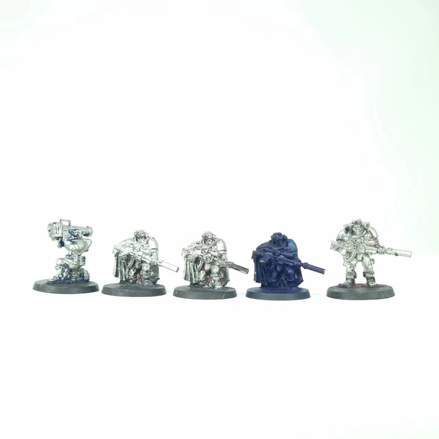 Warhammer 40k Space Wolves x5 Scouts Metal OOP Space Marines Plasma Marines Gw