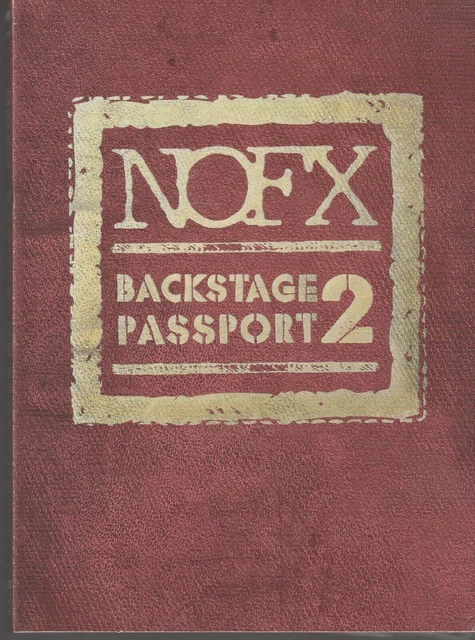 NOFX DVD BACKSTAGE Passport $13.95 - PicClick AU